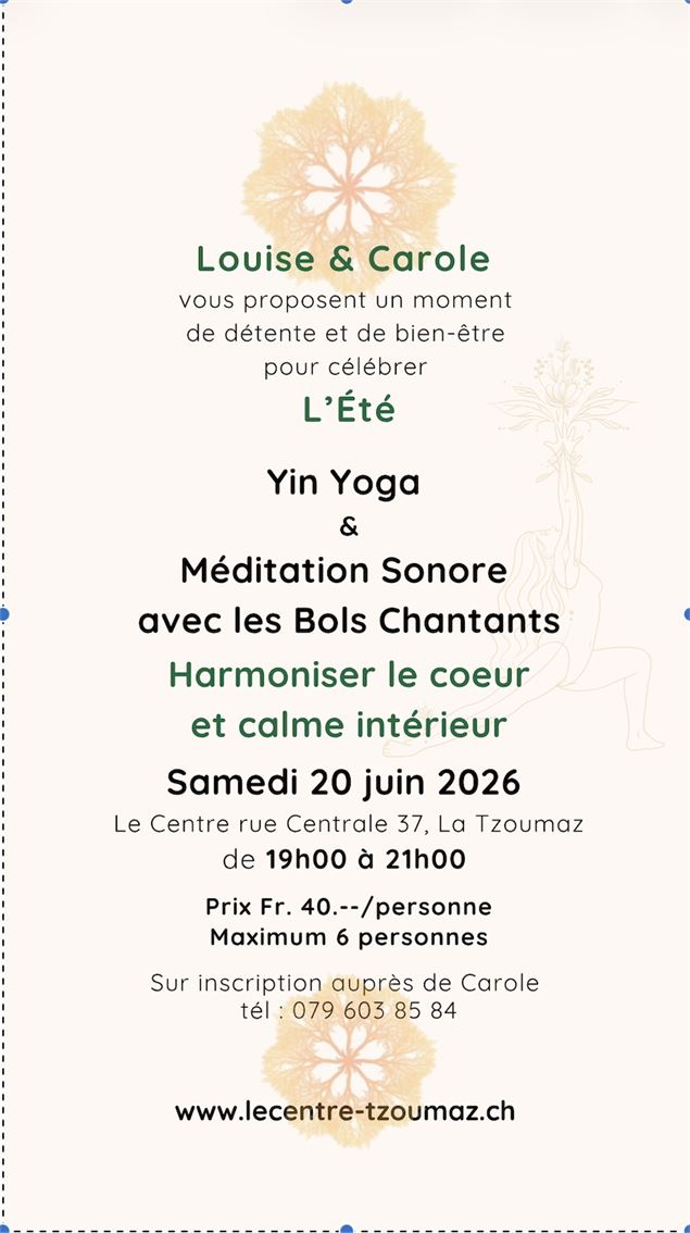 Yin Yoga et Bols chantants - OK 