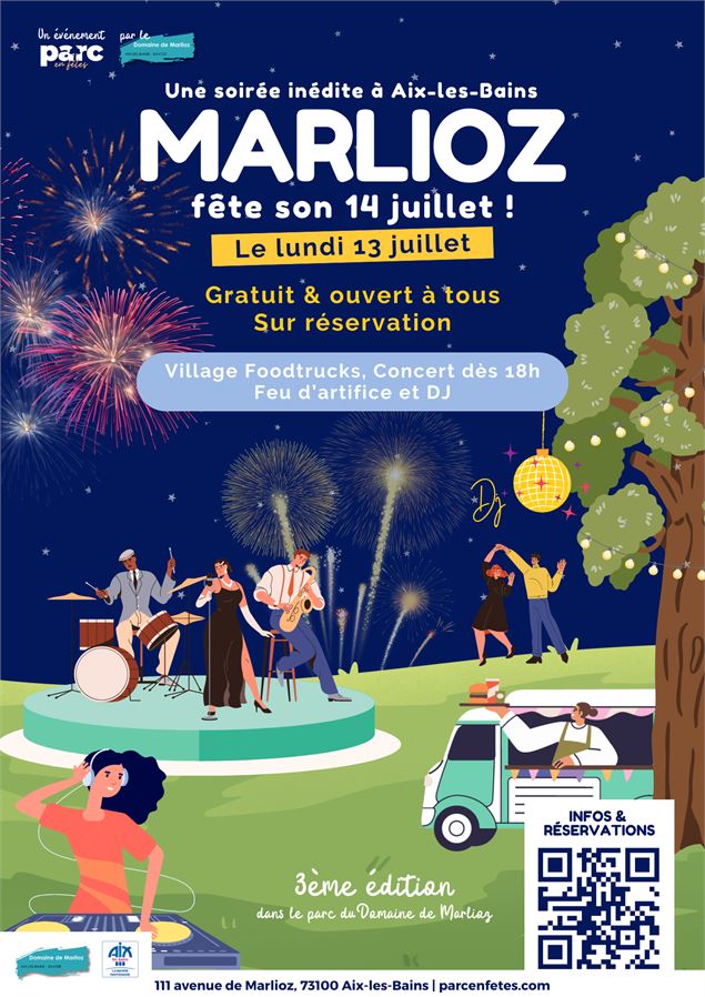 Marlioz fête son 14 juillet, le 13 juillet 2026_Aix-les-Bains