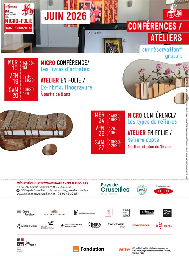 Les livres d'artistes_Cruseilles - Micro-Folie Pays de Cruseilles