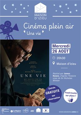 Cinéma plein air - Une vie - Maison d'Izieu