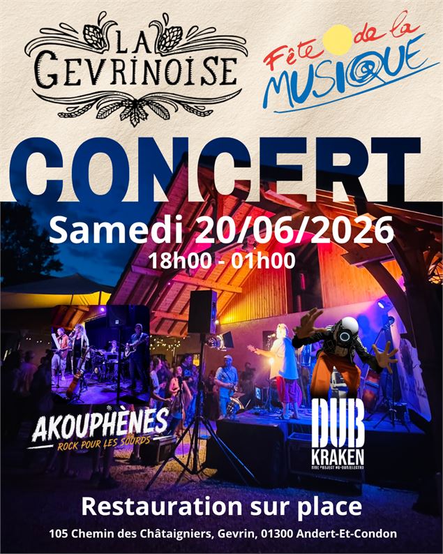 Fête de la musique - Gevrinoise - La Gevrinoise