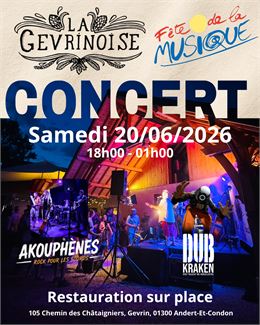 Fête de la musique - Gevrinoise - La Gevrinoise