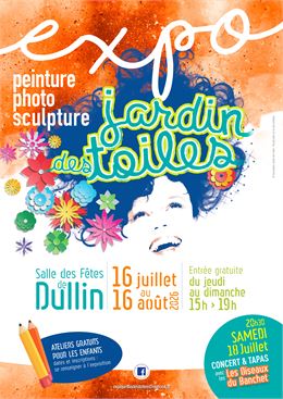affiche  - jardin des toiles