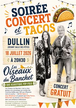 Soirée concert & tacos_Dullin - Jardin des Toiles