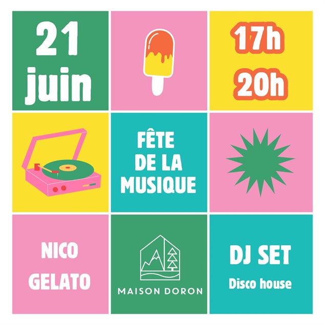 Affiche DJ SET - Maison Doron