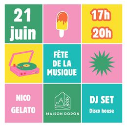 Affiche DJ SET - Maison Doron