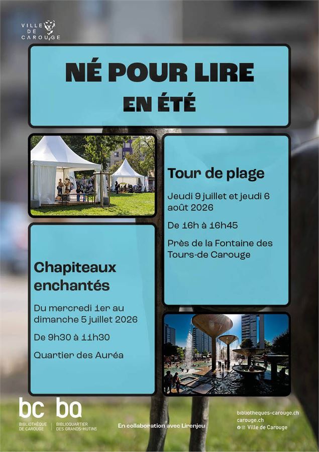 Né pour lire en été : chapiteaux enchantés - DR