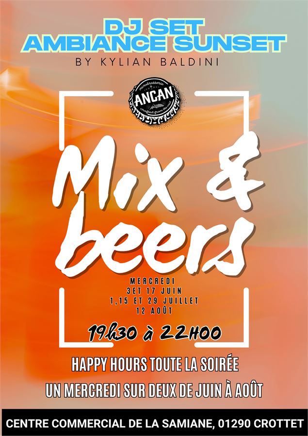 Affiche Mix and beers - SAS 2ARM