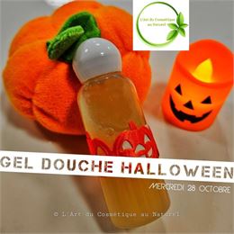 Atelier cosmétique pour enfant: fabrication Gel douche Halloween - L'Art du Cosmétique au Naturel
