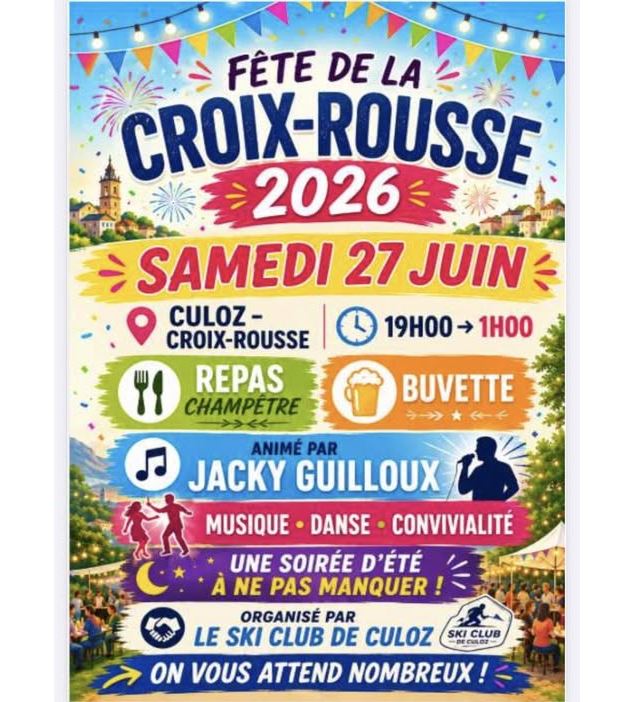 Fête de la Croix Rousse_Culoz-Béon - Ski Club de Culoz