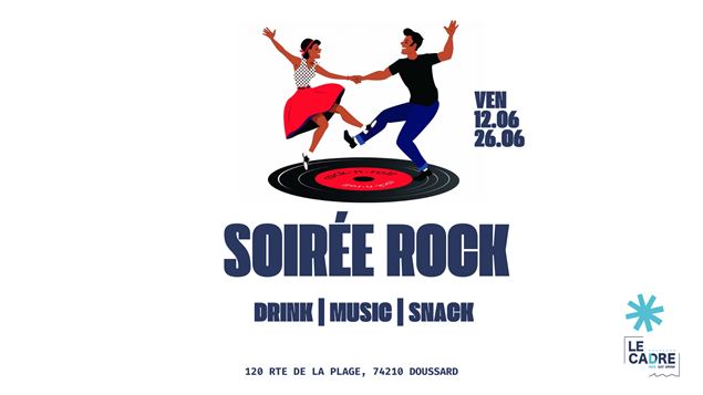 Couple dansant le rock - Le Cadre