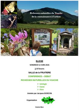 Richesses naturelles du Vuache de la connaissance à l'action - Mémoire de la Semine