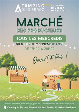 Marché des producteurs au Camping du Sierroz_Aix-les-Bains - Camping du Sierroz