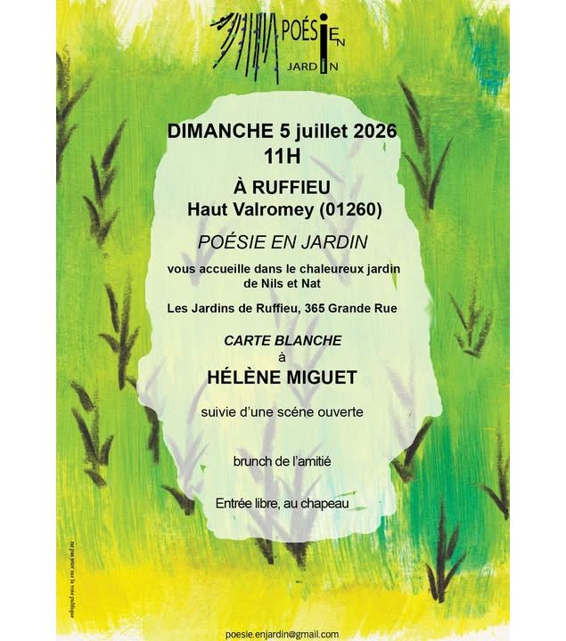 Poésie en Jardin_Haut Valromey - Poésie en jardin