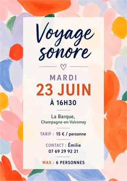 Voyage sonore aux bols tibétains_Champagne-en-Valromey - La Barque