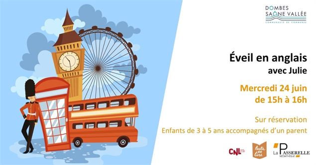 Eveil anglais - Médiathèque La Passerelle
