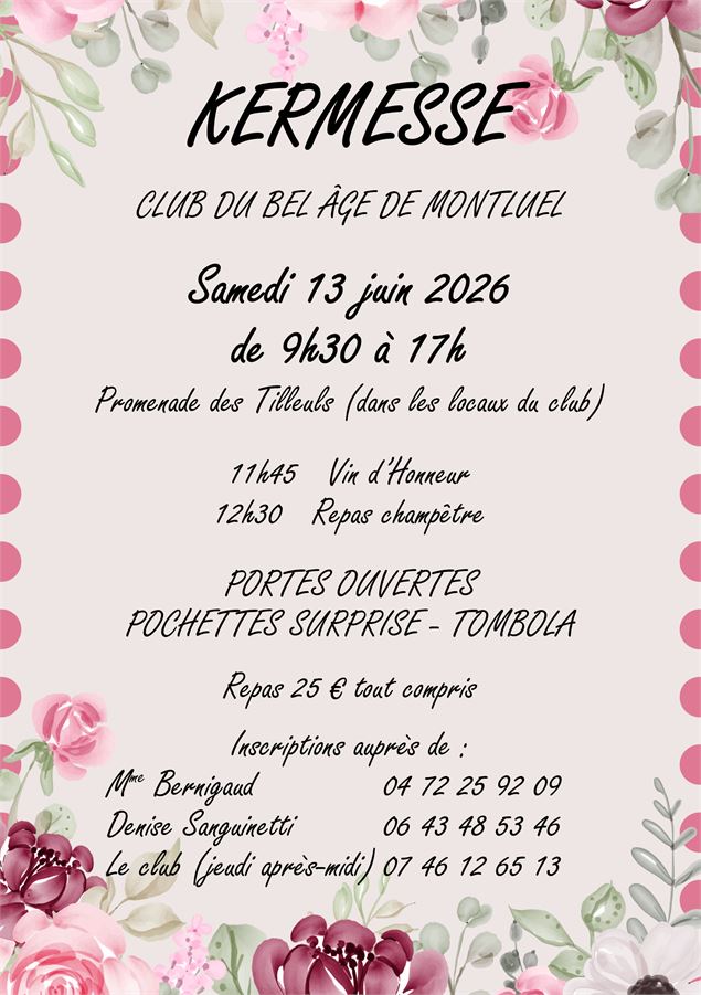 Kermesse du Club du Bel Age_Montluel