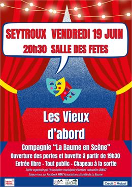 Les Vieux d'abord - AMAC/ la Baume en scène