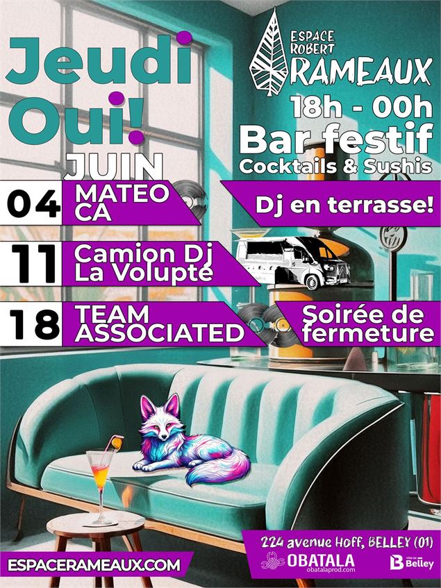 Les Jeudis Oui ! à l’Espace Rameaux - Espace Rameaux