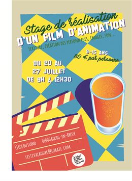 Affiche Stage réalisation film d'Animation - ffaj