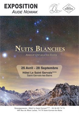 Flyer Exposition Nuit Blanches - Aude Nowak
