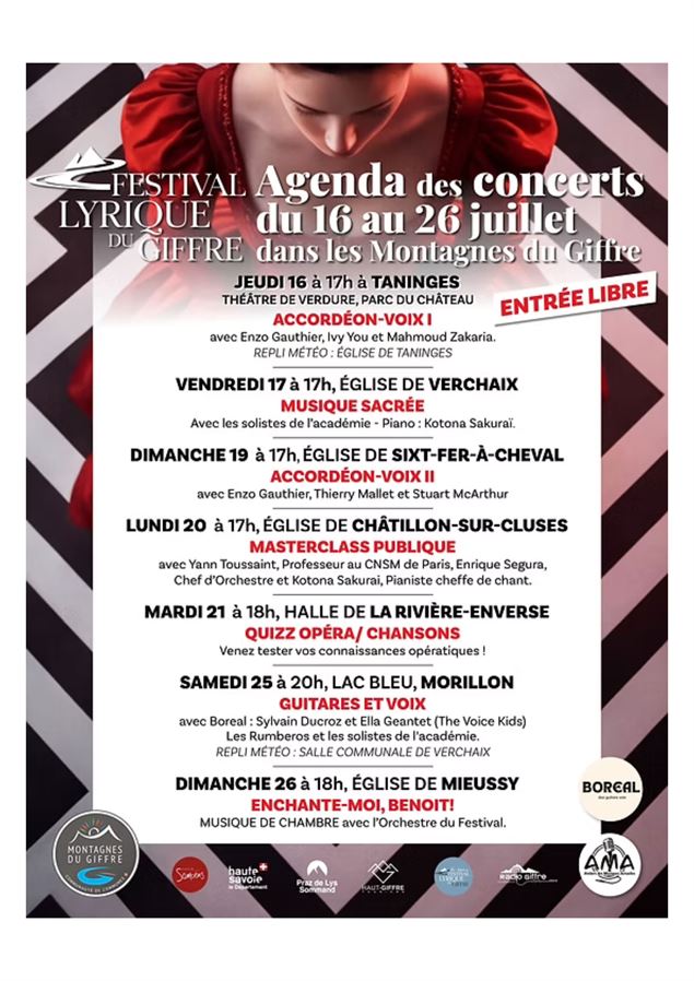 Festival lyrique du Giffre : Musique sacrée_Verchaix - festival lyrique de Samoëns