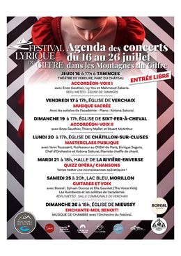 Festival lyrique du Giffre : Musique sacrée_Verchaix - festival lyrique de Samoëns