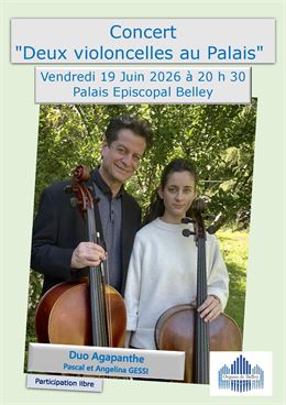Concert "Deux violoncelles au Palais"_Belley - Orgues de Belley
