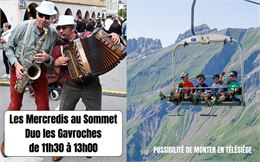 Les Mercredis au sommet : Duo Les Gavroches_La Giettaz