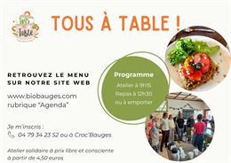 Flyer Tous à Table ! - BioBauges