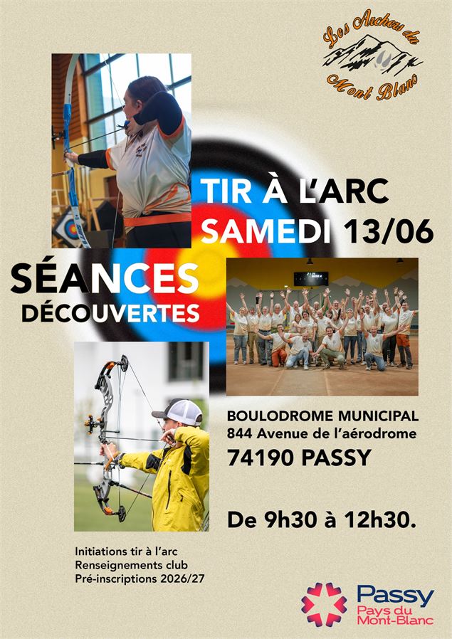 Séances Découvertes Tir à l'Arc_Passy