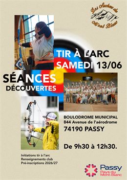 Séances Découvertes Tir à l'Arc_Passy