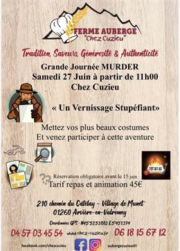 Journée murder party à la Ferme auberge "Chez Cuzieu"_Arvière-en-Valromey - Ferme Auberge "Chez Cuzi