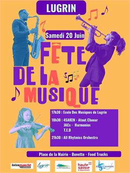 Venez profiter d'un bon moment lors de la fête de la musique à Lugrin ! - Mairie de Lugrin