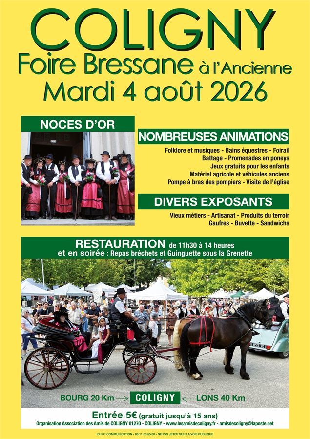 affiche - amis de Coligny