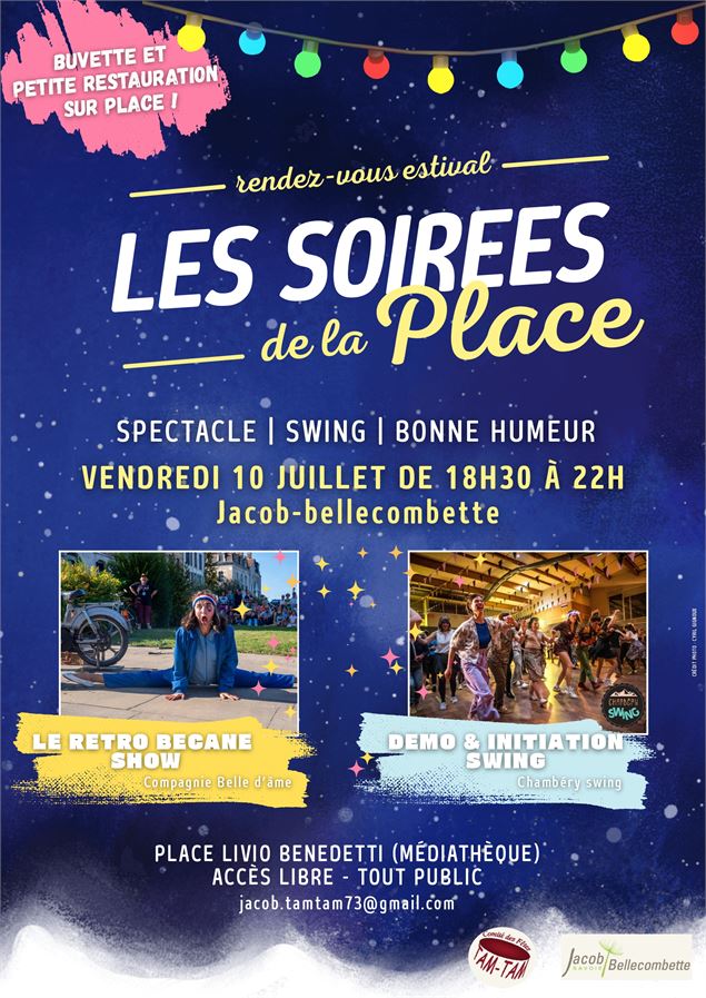 Les soirées de la Place - Comité des Fêtes Tam-Tam - Soirées de la Place