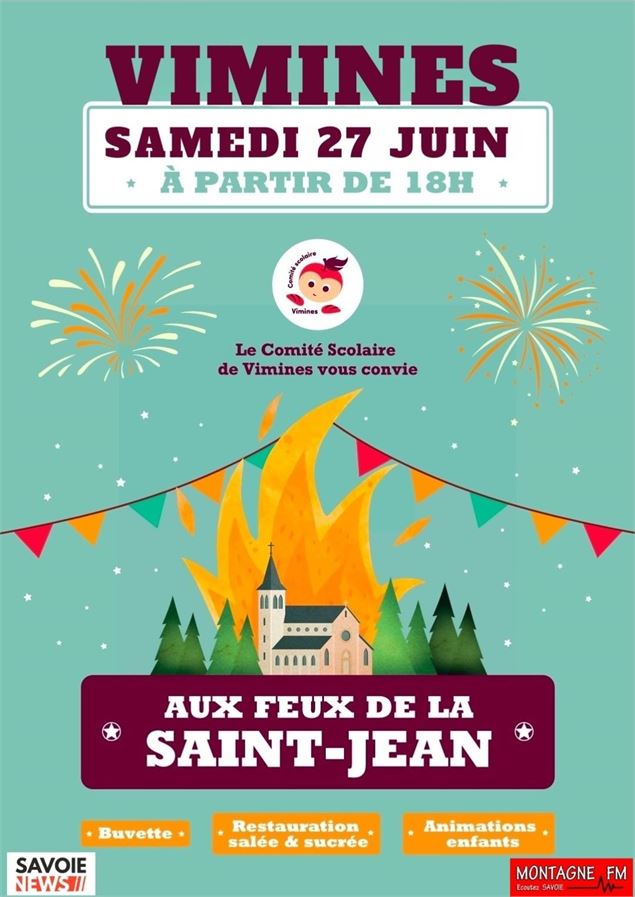 Aux feux de la Saint-Jean - Comité scolaire Vimines