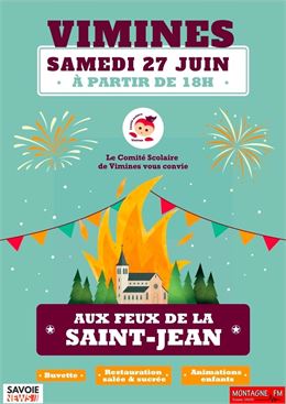 Aux feux de la Saint-Jean - Comité scolaire Vimines
