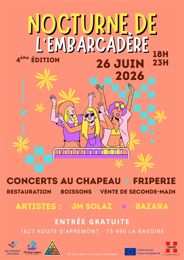 Nocturne de L’Embarcadère - Recyclerie L'Embarcadère -Nocturne de L’Embarcadère