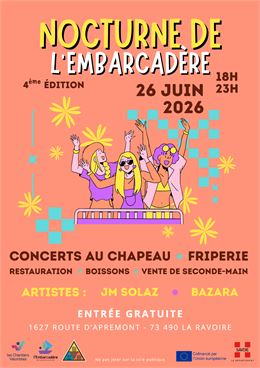 Nocturne de L’Embarcadère - Recyclerie L'Embarcadère -Nocturne de L’Embarcadère