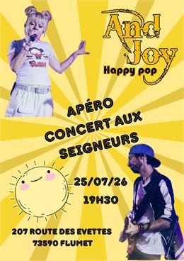 Concert des "And'Joy" au bar les Seigneurs_Flumet - SAS Les Seigneurs