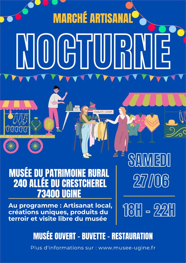 Marché artisanal : nocturne_Ugine