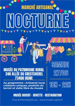 Marché artisanal : nocturne_Ugine