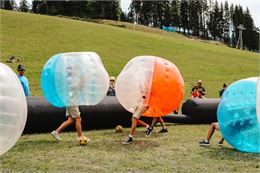 bubble foot - les gets tourisme
