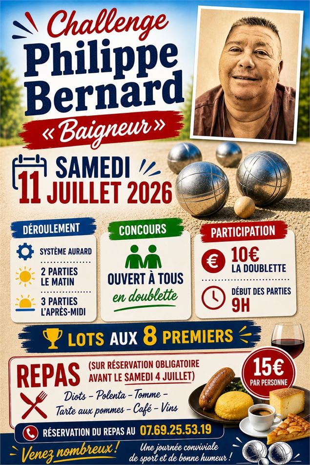 Challenge de pétanque - Philippe Bernard 