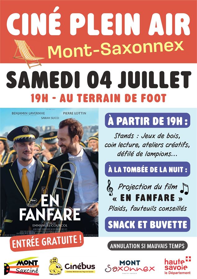 Cinéma en plein air : EN FANFARE !_Mont-Saxonnex - Africa images