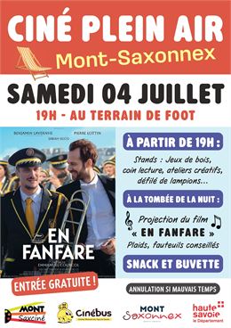 Cinéma en plein air : EN FANFARE !_Mont-Saxonnex - Africa images