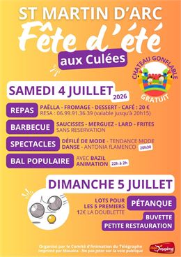 Fête des Culées_Saint-Martin-d'Arc - Comité d'animation du Télégraphe