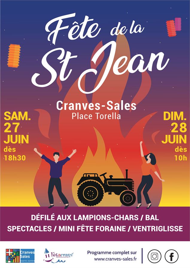Fête de la St Jean 2026 - @mairie cranves-sales