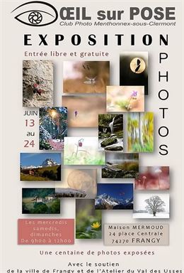 Exposition photos "L'oeil sur pose" - Atelier du Val des Usses